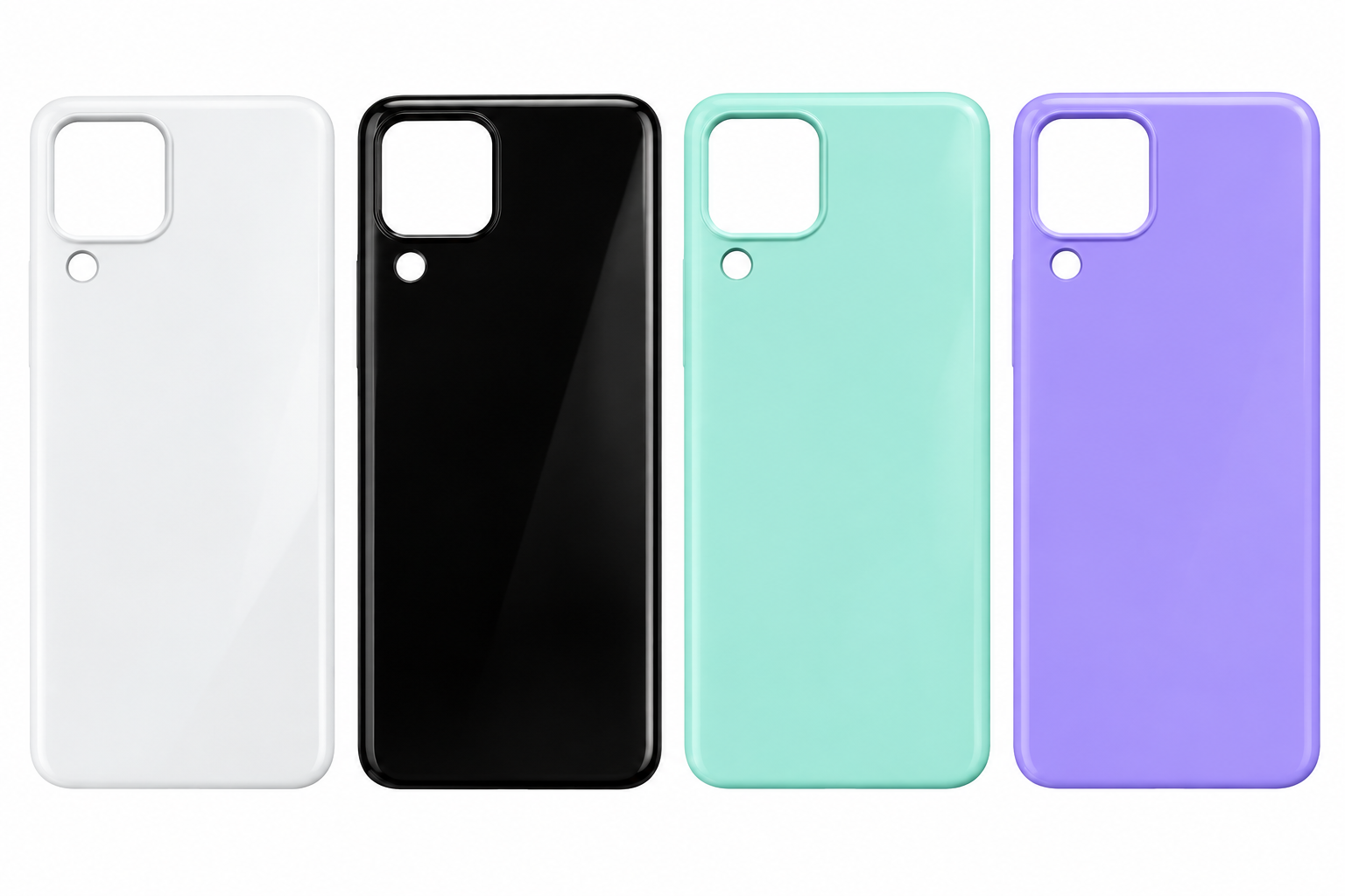 Compatible Replacement for Samsung Galaxy A22 4G Back Panel – Black, White, Green & Purple